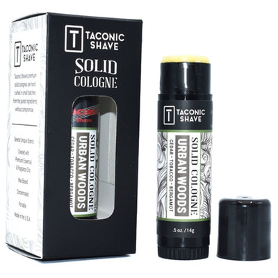Taconic Shave Urban Woods Wax-Based Solid Cologne 0.5 oz