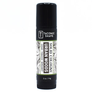 Taconic Shave Urban Woods Wax-Based Solid Cologne 0.5 oz