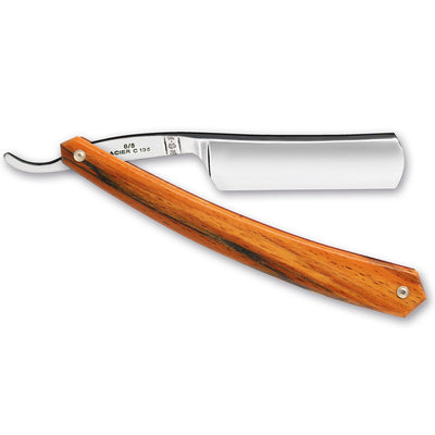 Thiers Issard 'Evide Sonnant Extra Garanti' Straight Razor 6/8" Orange Beech Wood Carbon Steel
