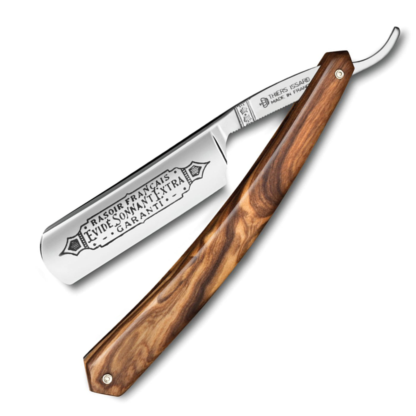 Thiers Issard 1196 Evide Sonnant 6/8" Olivewood Straight Razor