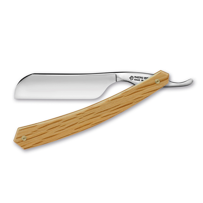 Thiers Issard Spotted Oak Straight Razor 5/8" Carbon Steel
