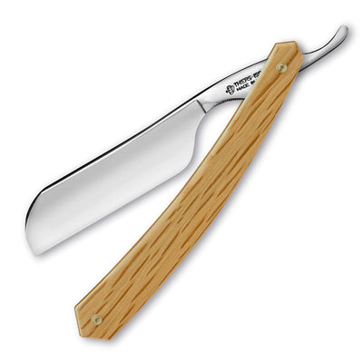 Thiers Issard Spotted Oak Straight Razor 5/8" Carbon Steel