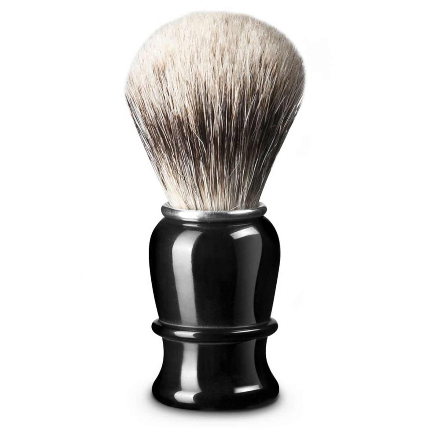 Thiers Issard Black Horn Super Badger Shaving Brush