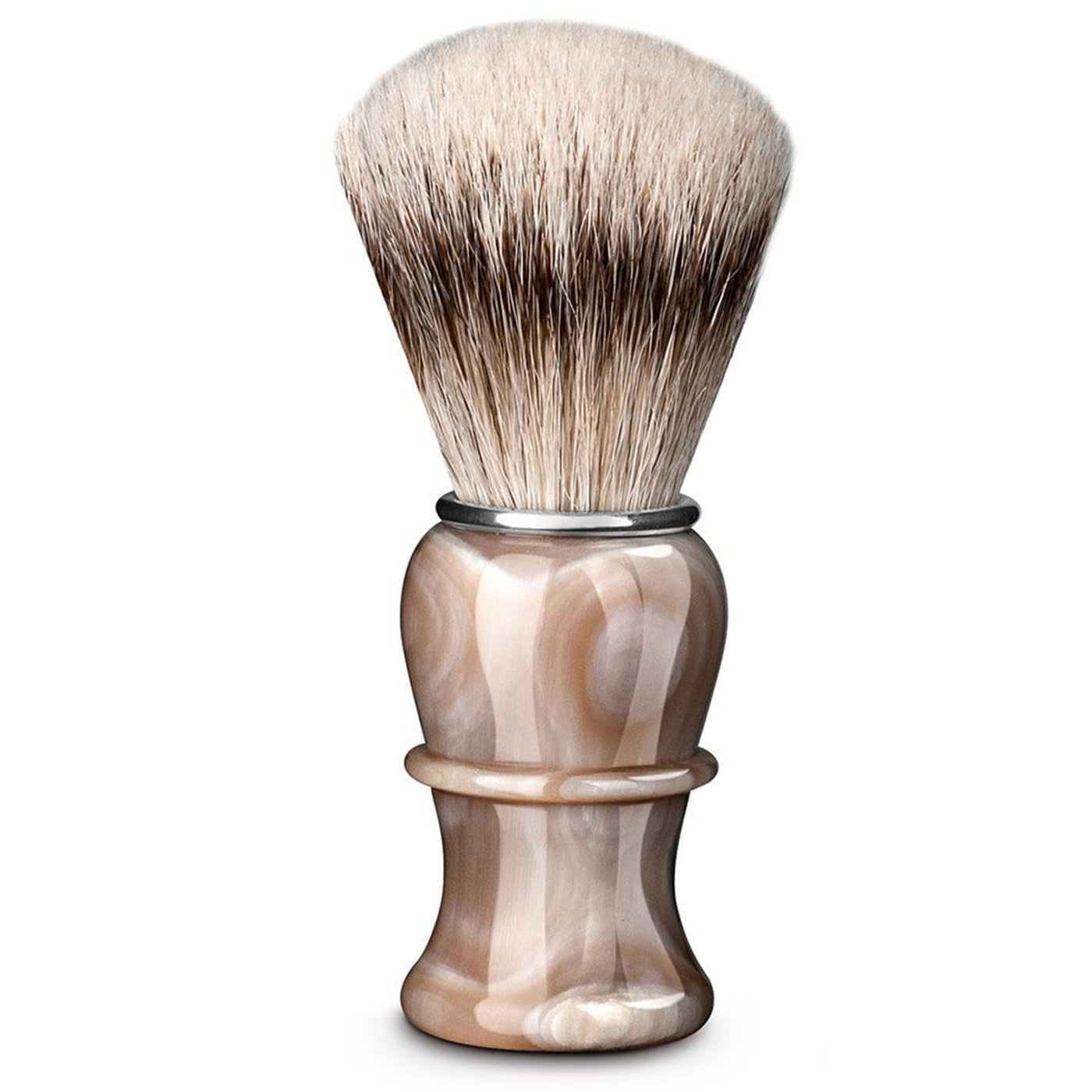 Thiers Issard Blonde Horn Silvertip Badger Shaving Brush