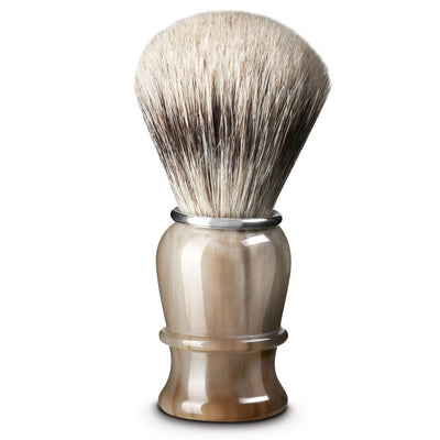 Thiers Issard Blonde Horn Super Badger Shaving Brush