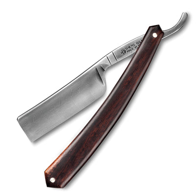 Thiers Issard Damascus 6/8" Desert Ironwood Straight Razor