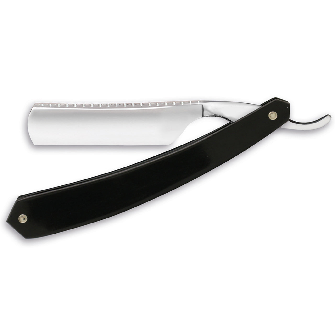 Thiers Issard Historic 'Zebra' Straight Razor 7/8" Ebony Carbon Steel