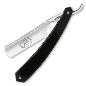 Thiers Issard Historic 'Zebra' Straight Razor 7/8" Ebony Carbon Steel