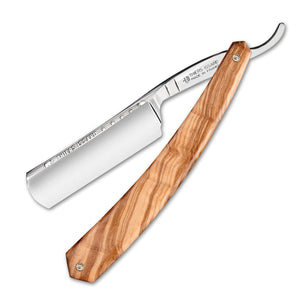 Thiers Issard Historic Forged Olivewood Straight Razor 6/8" Carbon Steel