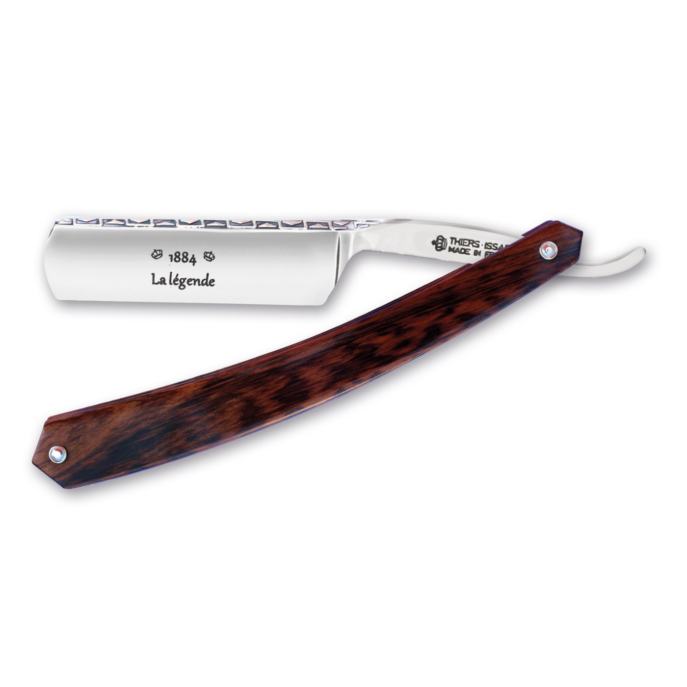 Thiers Issard Historic La Legende Couronne 6/8" Snakewood Straight Razor