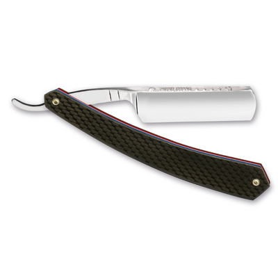 Thiers Issard Historic 'La Legende' Straight Razor 6/8" Carbon Fiber Carbon Steel