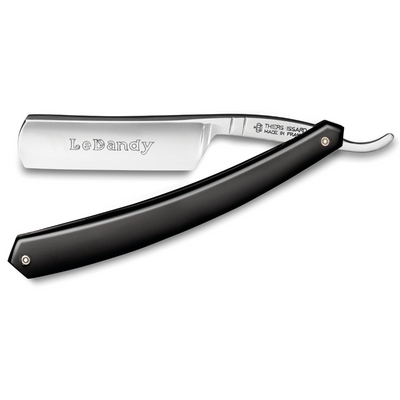 Thiers Issard 'Le Dandy' 5/8" Black Resin Straight Razor