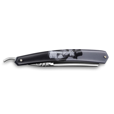 Thiers Issard 'Le Dandy' Straight Razor 5/8" Plexi Plastic with Dandy Inlay Carbon Steel