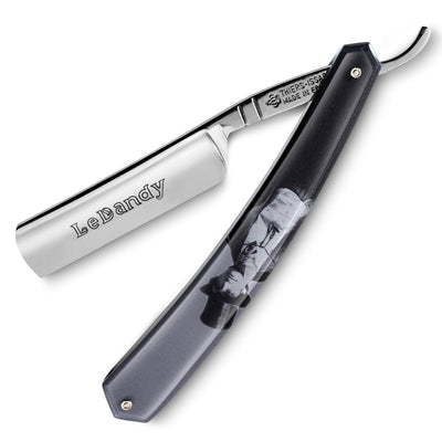 Thiers Issard 'Le Dandy' Straight Razor 5/8" Plexi Plastic with Dandy Inlay Carbon Steel