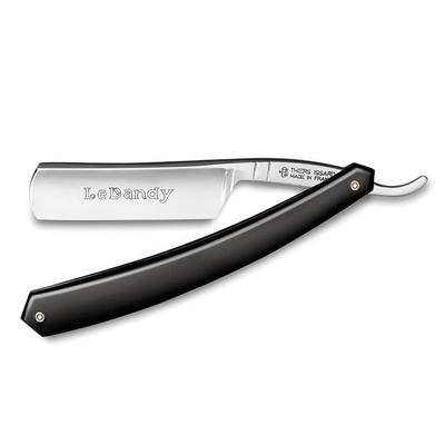 Thiers Issard 'Le Dandy' 6/8" Black Resin Straight Razor