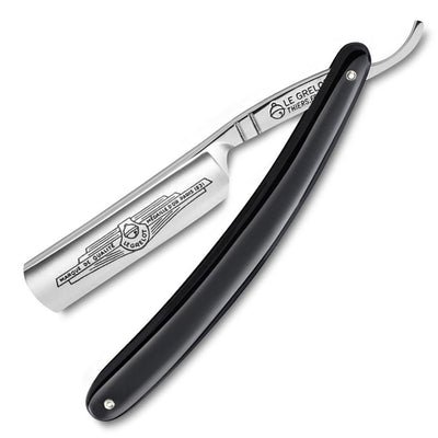 Thiers Issard 'Le Grelot' Straight Razor 5/8" Black Resin Carbon Steel