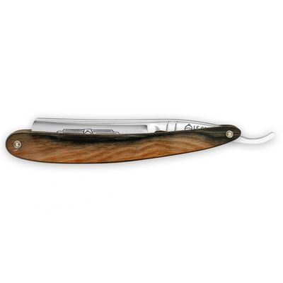 Thiers Issard 'Le Grelot' Straight Razor 5/8" Brown and Black Stamina Carbon Steel