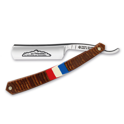 Thiers Issard 'Le Thiernois' Straight Razor 5/8" Brown Stamina Carbon Steel