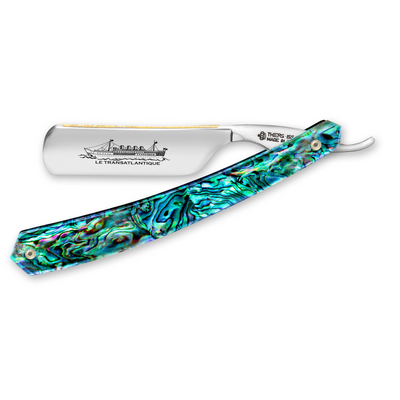 Thiers Issard 'Le Transatlantique' 7/8" Abalone Straight Razor