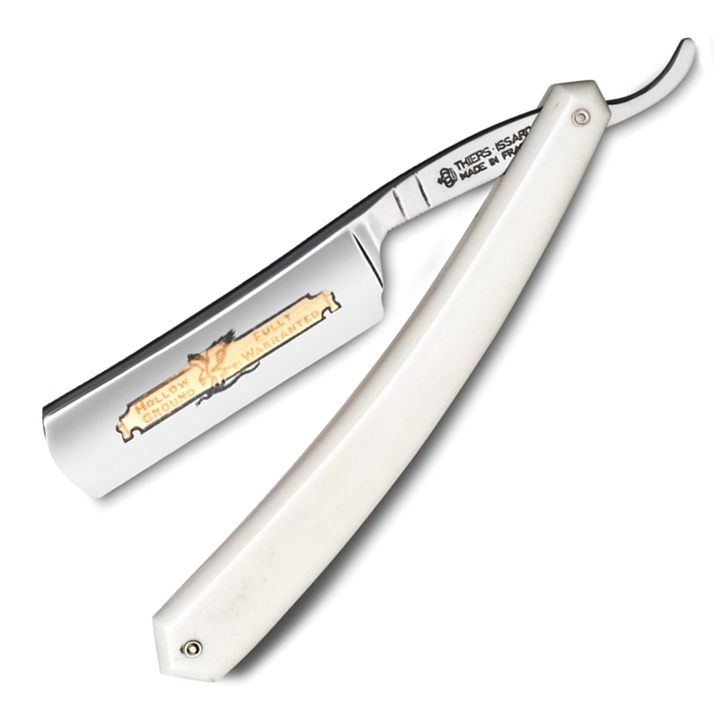 Thiers Issard 'Golden Eagle' Straight Razor 6/8" Bone Carbon Steel