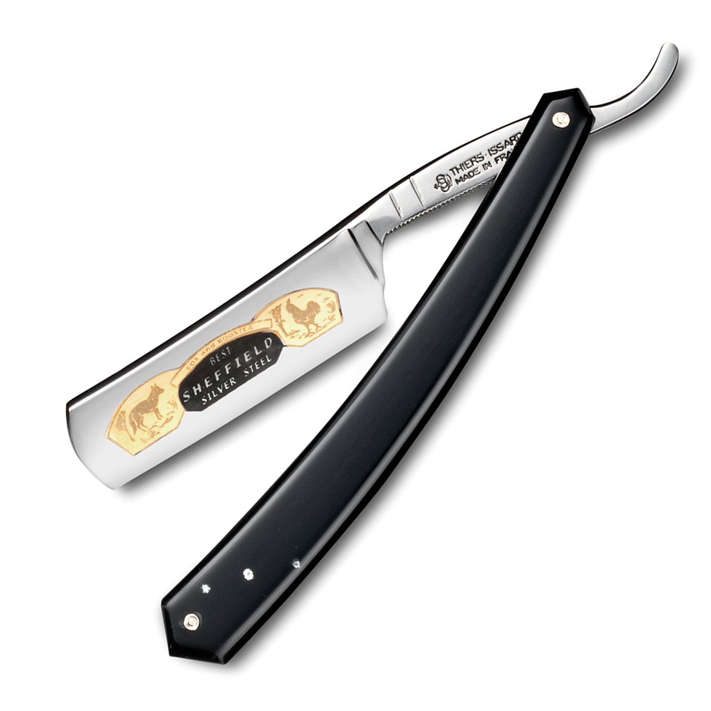 Thiers Issard Luxury Singing 6/8" Ebony Straight Razor