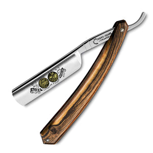 Thiers Issard 'Médaille d'Or Exposition d'Alger 1921' Straight Razor 6/8" Pistachio Wood Carbon Steel