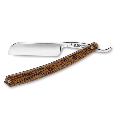 Thiers Issard Palmwood Straight Razor 6/8" Carbon Steel