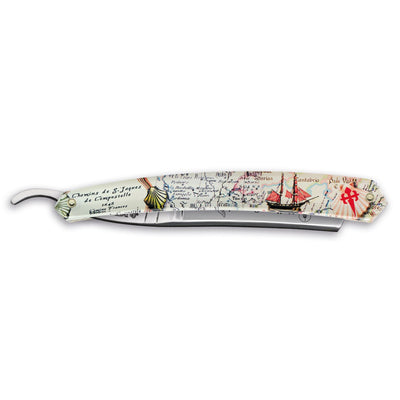 Thiers Issard Santiago De Compostela Straight Razor 5/8" Resin Carbon Steel