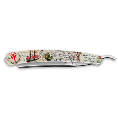 Thiers Issard Santiago De Compostela Straight Razor 5/8" Resin Carbon Steel