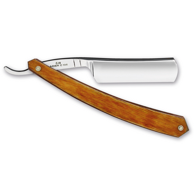 Thiers Issard 'Best Sheffield Silver Steel' Fox and Rooster Straight Razor 6/8" Orange Stamina Carbon Steel