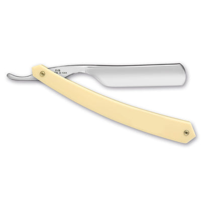 Thiers Issard 'Spartacus' Straight Razor 5/8" White Resin Carbon Steel