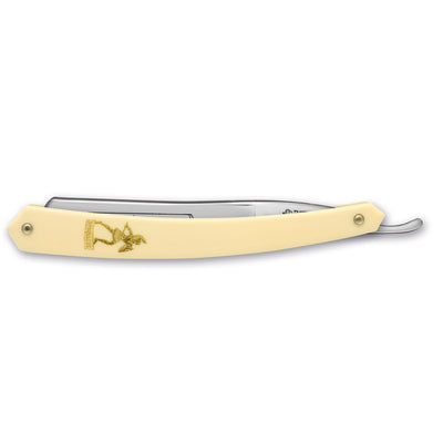Thiers Issard 'Spartacus' Straight Razor 5/8" White Resin Carbon Steel
