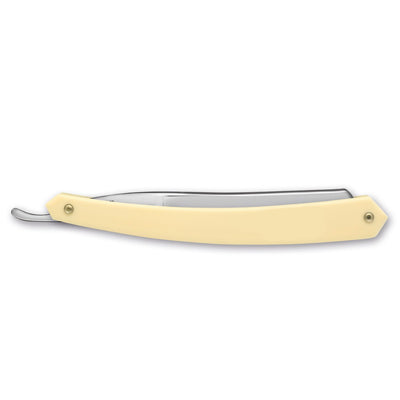 Thiers Issard 'Spartacus' Straight Razor 5/8" White Resin Carbon Steel