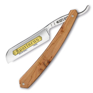Thiers Issard 'Spartacus' 6/8" Gold Juniper Straight Razor
