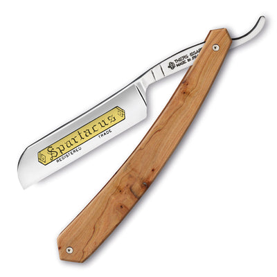 Thiers Issard 'Spartacus' 6/8" Gold Juniper Straight Razor