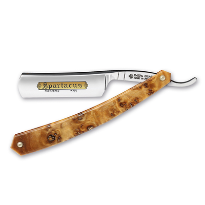 Thiers Issard 'Spartacus' 6/8" Poplar Wood Straight Razor