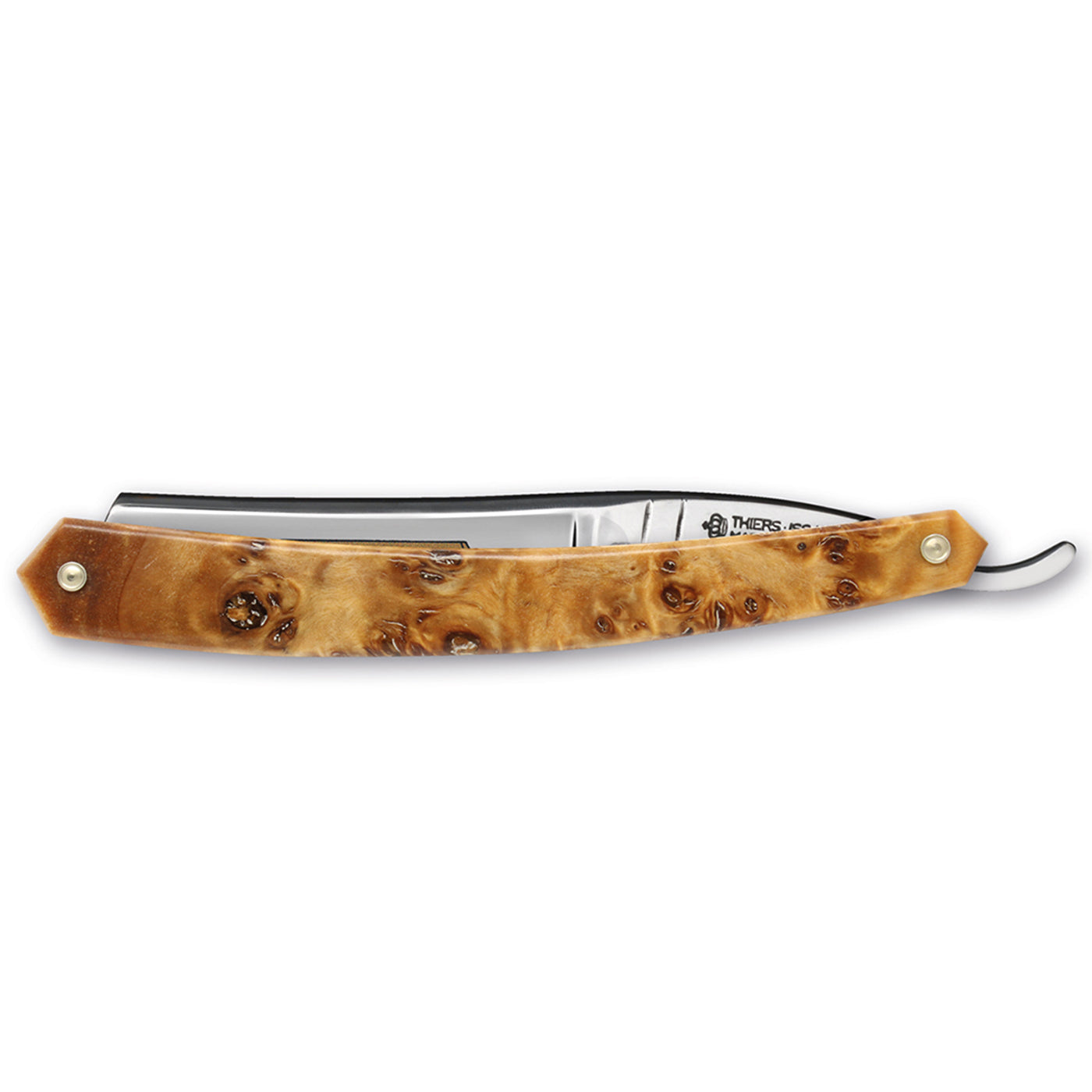 Thiers Issard 'Spartacus' 6/8" Poplar Wood Straight Razor