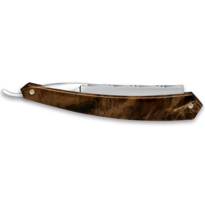 Thiers Issard Special Toute Barbes 7/8" Chocolate Maple Straight Razor