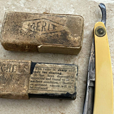  Vintage Peter J Michels Brooklyn New York Straight Razor by Naked Armor sold by Naked Armor Razors