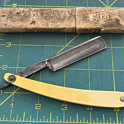  Vintage Peter J Michels Brooklyn New York Straight Razor by Naked Armor sold by Naked Armor Razors