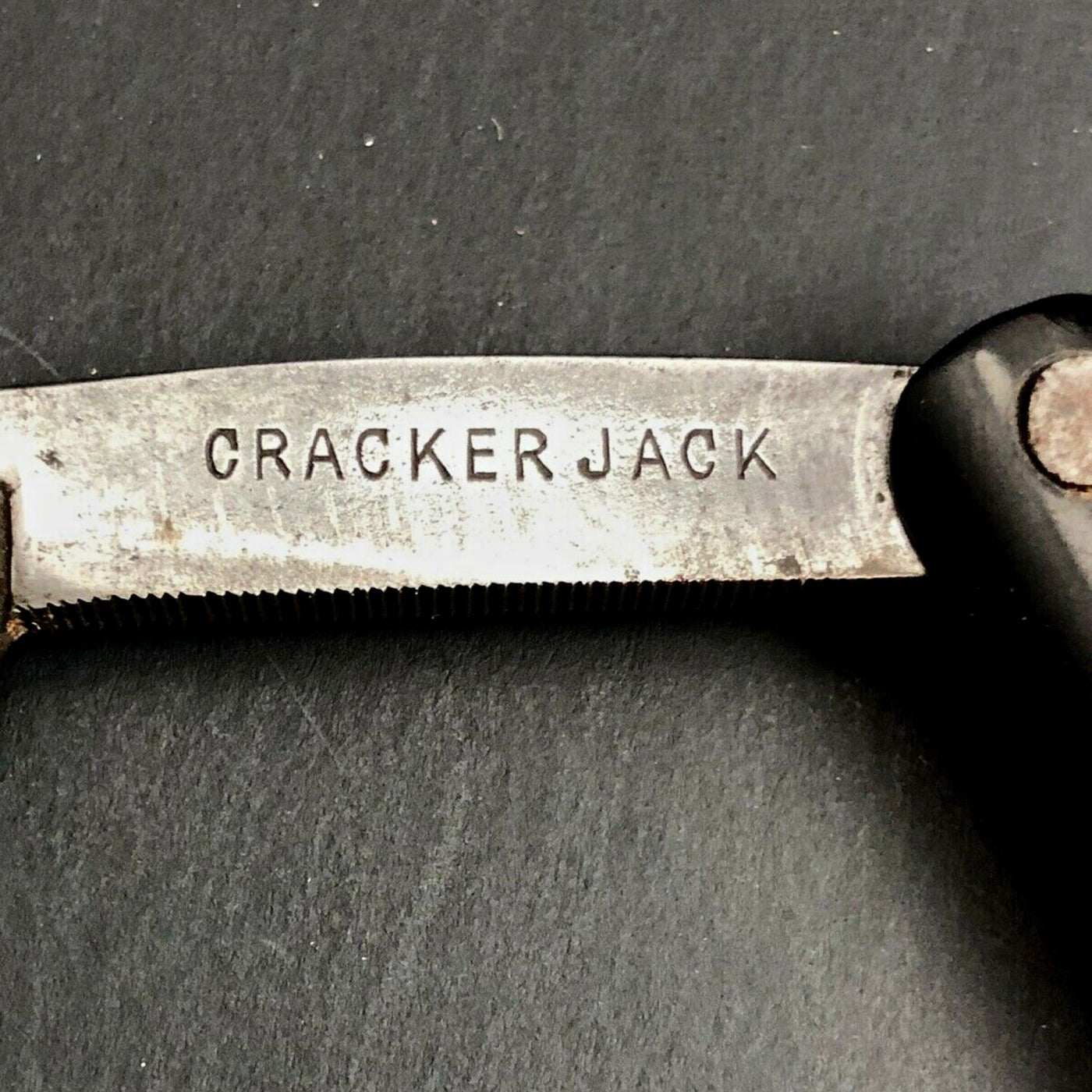  Vintage Cracker Jack Blue Steel Straight Razor by Naked Armor sold by Naked Armor Razors