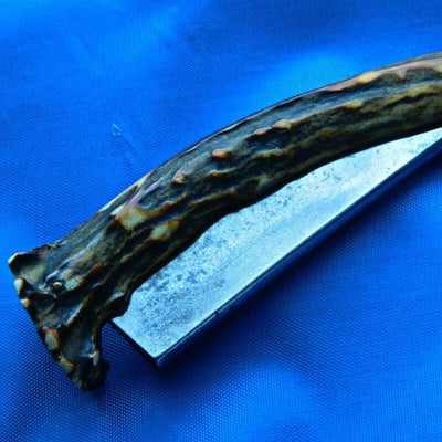  Vintage Stag 1800s Sheffield Straight Razor by Naked Armor sold by Naked Armor Razors
