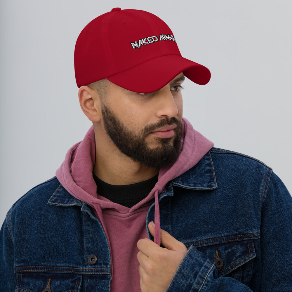 Cranberry Naked Armor Dad Hat by Naked Armor sold by Naked Armor Razors