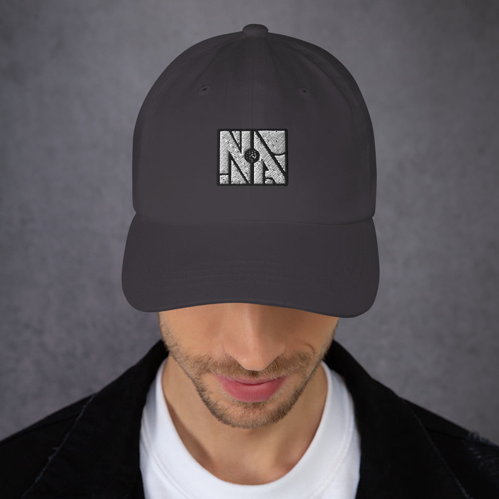 Dark Grey NA Dad Hat by Naked Armor sold by Naked Armor Razors