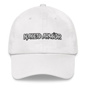 Black Naked Armor Dad Hat by Naked Armor sold by Naked Armor Razors