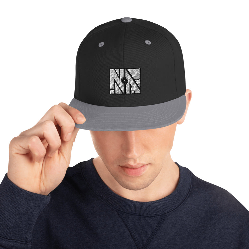 Silver NA Snapback Hat by Naked Armor sold by Naked Armor Razors