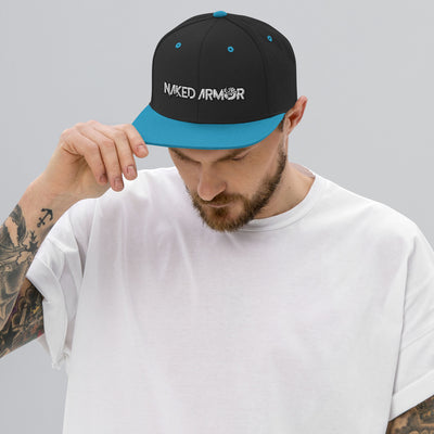 Black Naked Armor Snapback Hat by Naked Armor sold by Naked Armor Razors