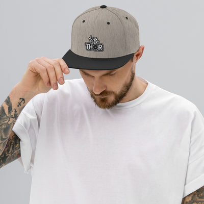 Black Naked Armor Thor Snapback Hat by Naked Armor sold by Naked Armor Razors