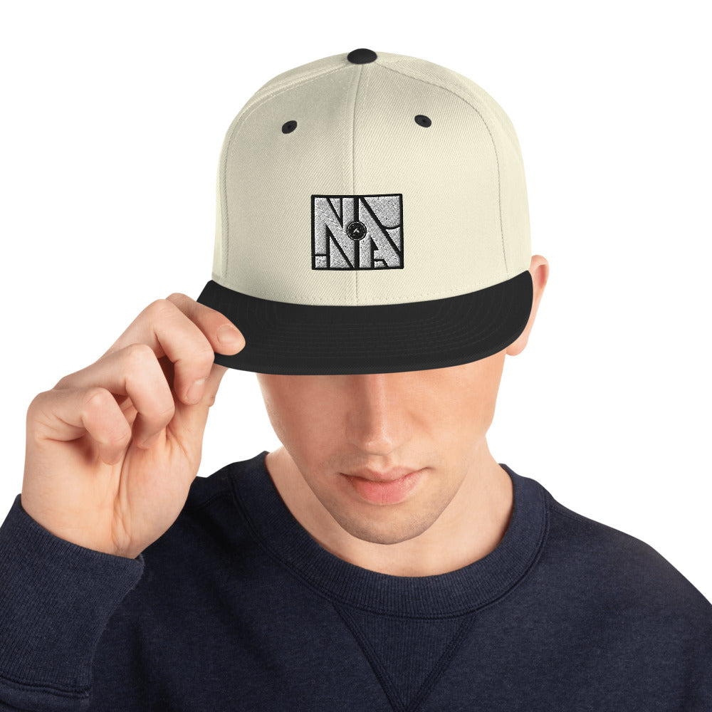 Black NA Snapback Hat by Naked Armor sold by Naked Armor Razors