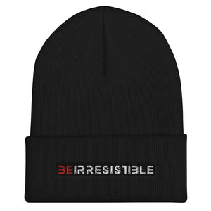 Black Be Irresistible Cuffed Beanie by Naked Armor sold by Naked Armor Razors